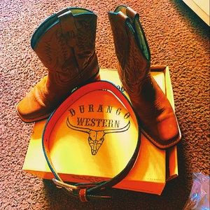 Kid boots and Belt!